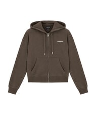 GUESS JEANS EMBRO Zip-up hoodie dark coffee - Women's Sweatshirts - 3