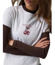 GUESS JEANS CHERRY REGULAR Short-sleeved T-shirt gj lt grey heather - T-shirt - 4