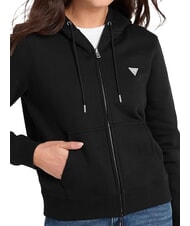 GUESS JEANS REGULAR MINI Zip-up hoodie jetbla - Women's Sweatshirts - 3