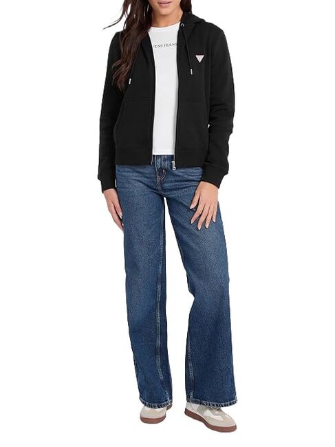 REGULAR MINI Zip-up hoodie jetbla - Women's Sweatshirts
