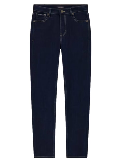 HIGH RISE Skinny jeans in dark rinse shine - Jeans