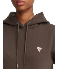 GUESS JEANS REGULAR MINI Hoodie dark coffee - Women's Sweatshirts - 4
