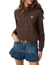 GUESS JEANS REGULAR MINI Hoodie dark coffee - Women's Sweatshirts - 6