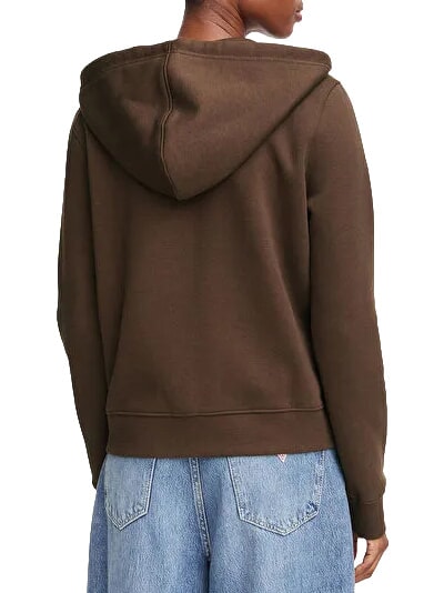 REGULAR MINI Zip-up hoodie dark coffee - Women's Sweatshirts