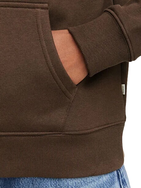 REGULAR MINI Zip-up hoodie dark coffee - Women's Sweatshirts