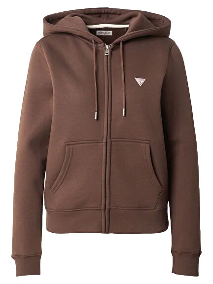 REGULAR MINI Zip-up hoodie dark coffee - Women's Sweatshirts