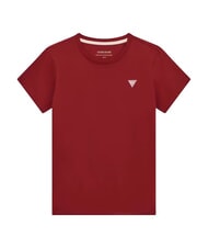GUESS JEANS SLIM LOGO Slim-fit stretch t-shirt vineyard red - T-shirt - 5