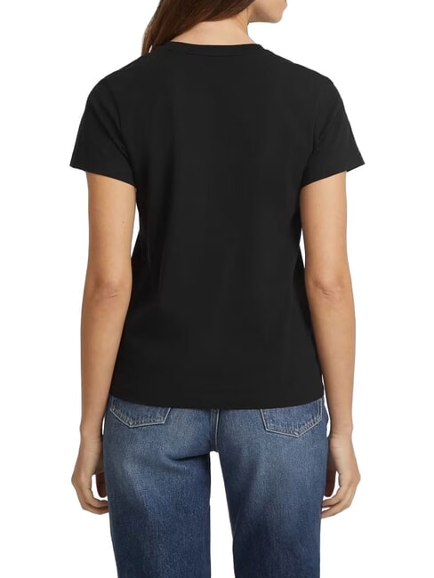 TRIANGLE Cotton T-shirt jetbla - T-shirt
