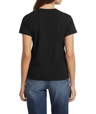 GUESS JEANS TRIANGLE Cotton T-shirt jetbla - T-shirt - 4