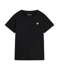 GUESS JEANS TRIANGLE Cotton T-shirt jetbla - T-shirt - 7
