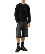 GUESS JEANS SLIM LOGO Sweatshirt jetbla - Sweatshirts - 3