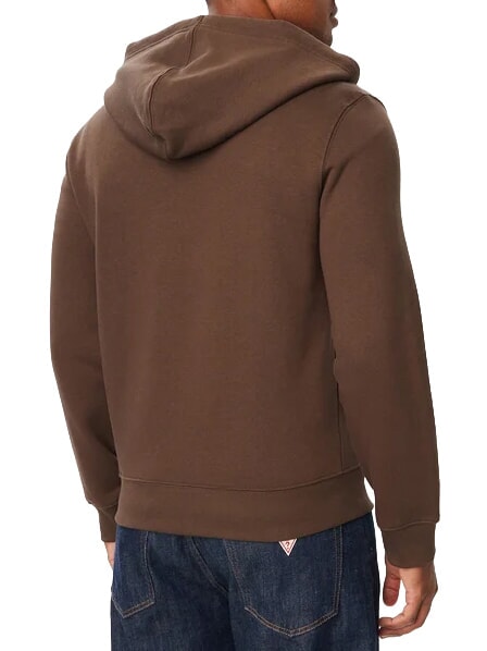 SLIM MINI Zip-up hoodie dark coffee - Sweatshirts