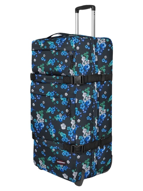 TRANSIT'R PLUS M Medium trolley floralbloomblac - Semi-rigid Trolley Cases