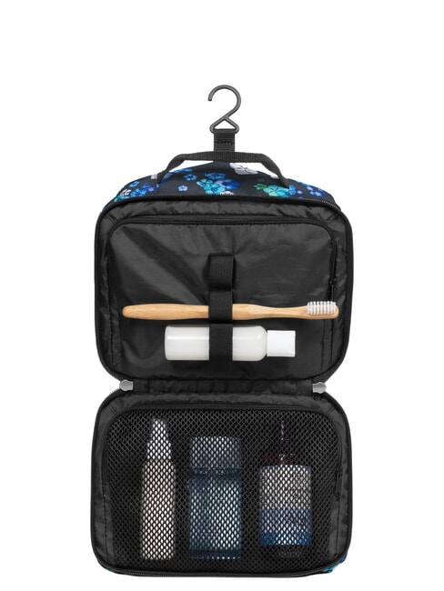 ROAD KIT Travel beauty case with hanger floralbloomblac - Beauty Case