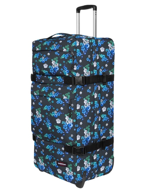 TRANSIT'R PLUS L Large trolley floralbloomblac - Semi-rigid Trolley Cases