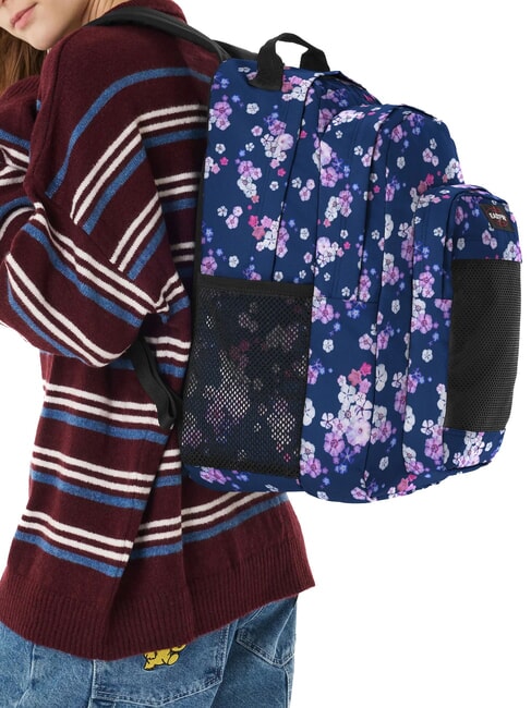PINNACLE STUDY BUDDY Backpack with 15.6" laptop holder floralbloomnavy - Backpacks & School and Leisure