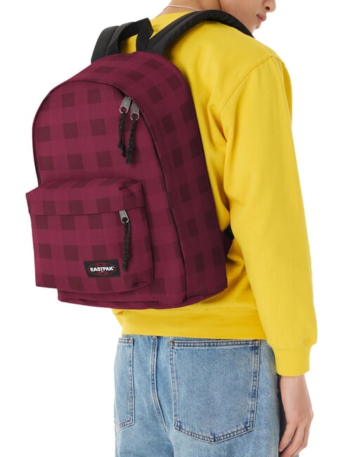 OUT OF OFFICE 13 "laptop backpack checkerburgundy - Backpacks & School and Leisure