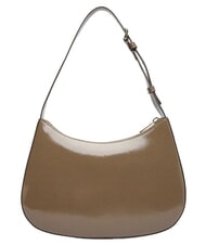 FURLA MARGOT Shoulder bag, in patent leather muddy gray - Women&rsquo;s Bags - 4
