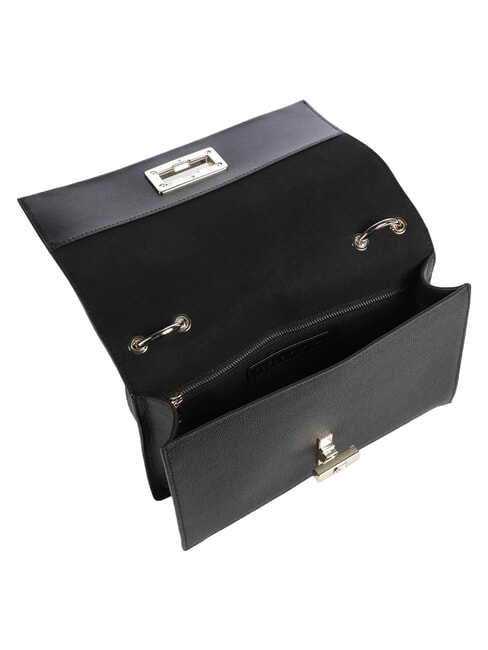 AMELIA Leather shoulder bag, with shoulder strap Black - Women&rsquo;s Bags