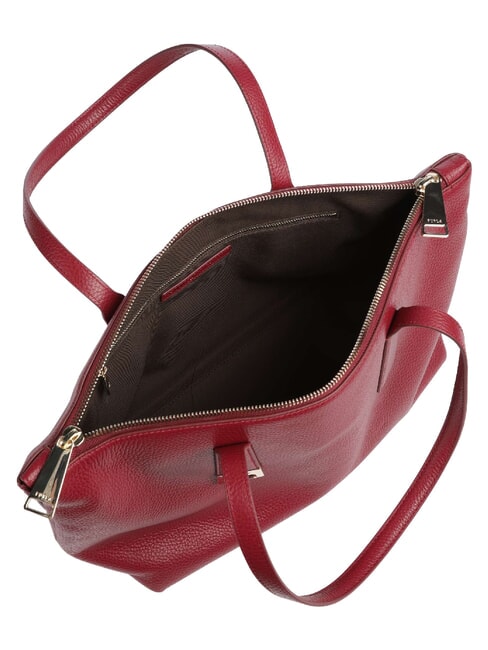OLIVIA Leather shopper CHERRY d - Women&rsquo;s Bags