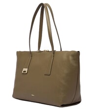 FURLA OLIVIA Leather shopper muddy gray - Women&rsquo;s Bags - 3