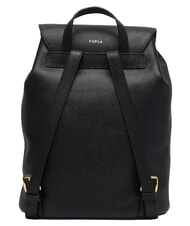 FURLA MOONLIGHT Leather backpack Black - Women&rsquo;s Bags - 4