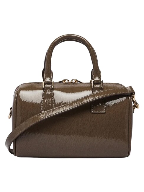 OLIVIA Leather handbag with shoulder strap muddy gray - Women&rsquo;s Bags