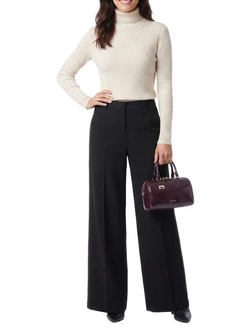 OLIVIA Leather handbag with shoulder strap winter bloom - Women&rsquo;s Bags