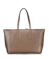 FURLA OLIVIA Leather shoulder shopping bag muddy gray - Women&rsquo;s Bags - 2