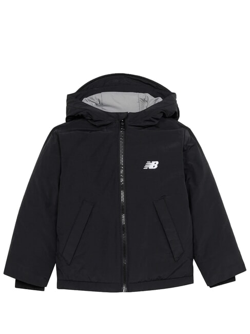 CONTRAST PUFFER Hooded jacket nb caviar - Baby Jackets