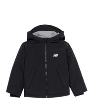 NEW BALANCE CONTRAST PUFFER Hooded jacket nb caviar - Baby Jackets - 3