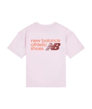 NEW BALANCE GRAPICH Children's cotton T-shirt light raspberry - Child T-shirt - 2