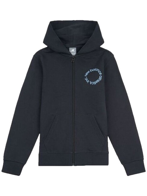 CIRCULAR LOGO Children's Sweatshirt, Full Zip nb caviar - Baby Sweatshirt