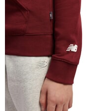 NEW BALANCE RUNNING CLUB Children's sweatshirt, with hood monarch burgundy - Baby Sweatshirt - 3