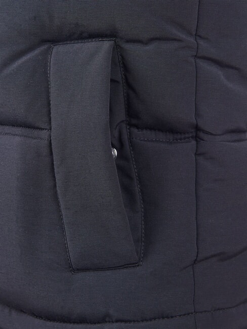 WIDE BAFFLE Children's Sleeveless Jacket nb caviar - Baby Jackets