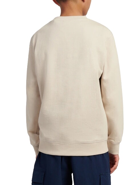 FRENCH TERRY Children's sweatshirt, in cotton timberwolf - Baby Sweatshirt