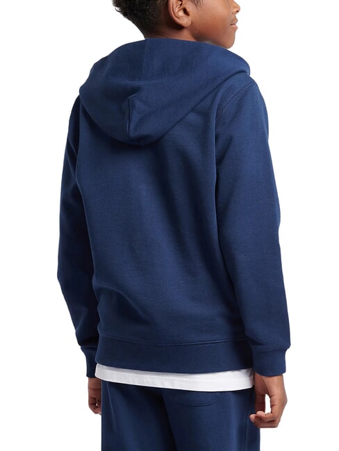 FRENCH TERRY Children's sweatshirt, with hood nb navy - Baby Sweatshirt