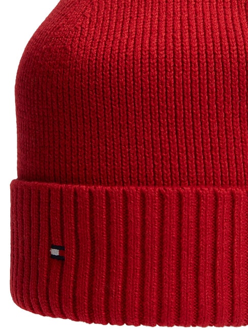 TH FLAG Cotton beanie hat with cuff medium red - Hats