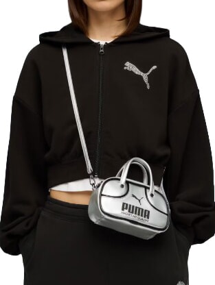 1976 METALLIC MICRO GRIP Mini handbag, with shoulder strap glacial gray-black - Women&rsquo;s Bags