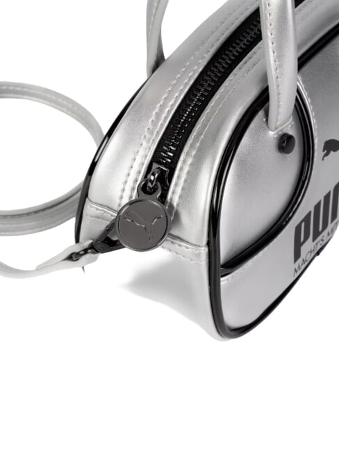1976 METALLIC MICRO GRIP Mini handbag, with shoulder strap glacial gray-black - Women&rsquo;s Bags
