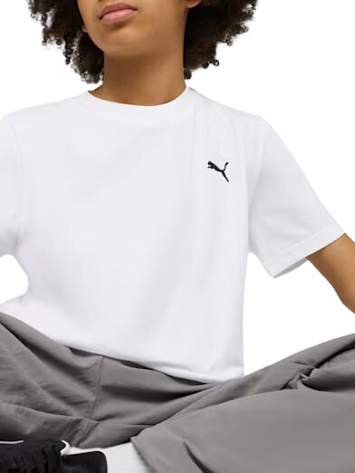 WARDROBE ESS Short-sleeved T-shirt, in pure cotton white - Child T-shirt