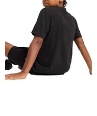PUMA WARDROBE ESS Short-sleeved T-shirt, in pure cotton black - Child T-shirt - 2