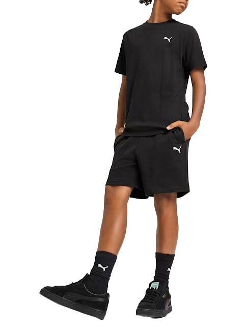 WARDROBE ESS Short-sleeved T-shirt, in pure cotton black - Child T-shirt