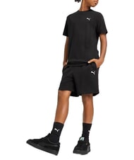 PUMA WARDROBE ESS Short-sleeved T-shirt, in pure cotton black - Child T-shirt - 3