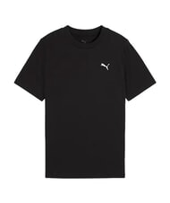 PUMA WARDROBE ESS Short-sleeved T-shirt, in pure cotton black - Child T-shirt - 4