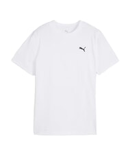 PUMA WARDROBE ESS Short-sleeved T-shirt, in pure cotton white - Child T-shirt - 4