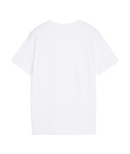 PUMA WARDROBE ESS Short-sleeved T-shirt, in pure cotton white - Child T-shirt - 5