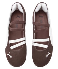 PUMA SPEEDCAT BALLET SD JR Leather ballerinas pink shimmer-white - Baby Shoes - 3