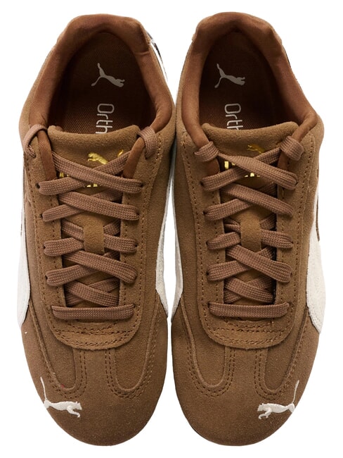 SPEEDCAT OG JR Leather sneakers haute coffee-frosted ivory - Baby Shoes