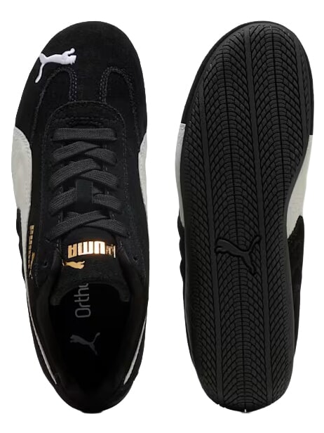 SPEEDCAT OG JR Leather sneakers black and white - Baby Shoes